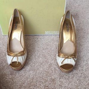 Michael Kors open toe heels
